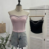 Design Sense Of Small Heavy Industry Drilled With Chest Pad Inside The Bottom Of The Coat Short Vest Woman