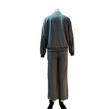 Zingj 20232 New Solid Color Zip Loose Hoodie Casual Versatile Trouser Suit-Outfit