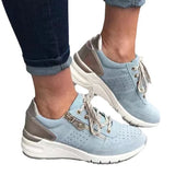 Zingj New Casual Women's Shoes Lace Lace Platform Large Size Single