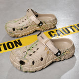 Men's Shoes 2025 New Stinging Feel Men's One-Word Slippers Wear A Shoe And Two Wear-Resistant Beach Cold