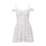 Zingj Women's Wear 2024 Summer New Fashion Temperament Floral French Court Sweet Halter