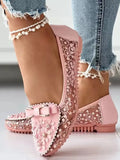 Shoes 2025 Summer Single Shoes Women's Bean Shoes Women's Leather Shoes Soft Soles Anti-Slip Women Singles