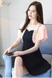 New Arrival Women'S Short Sleeve Lace Shirt Lady Fashion Short Cardigans Casual Blouse Summer Outwear Clothes 3735