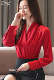 Satin Blouse Women Spring Autumn Casual Elegant Long Sleeve Women's Shirts New High Quality Clothing Tops Blusas