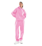 New Zippered Open-Shirt Trousers Simple Letter-Print Hooded Jacket Jacket