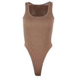 Zingj Style 2023 Summer Women's Solid Color Slim U-Neck Sleeveless Vest