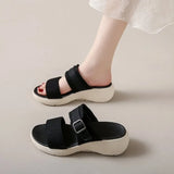 Cool Drag Women Wear 2025 Summer New Slope With A Foot Pedal Cold Slippers Korean Version Of Leisure Word