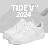 Men's Shoes Summer 2025 New Breathable Sports Leisure Flat Shoes Students Couple Small White Shoes Trendy