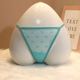 And Korean Transparent Lace Thong Women Feel Scarless Solid Color Dots To See The Hot High-Sladen