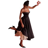 Women's New Sling V-Neck Sleeveless Dress Pony