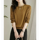 The Bottom Shirt Women's Autumn Dress 2025 New Short Shirt Beautiful Shirt To Reduce The Age Of The Long Sleeve