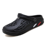 Summer New Anti-Slip Beach Shoes Word Drag Men's Cool Slippers Men's Hole Shoes Bao Men's
