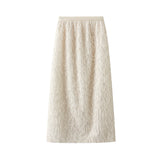 Design Feather Esu On Women's Dress This Year's Popular Half-Skirt Ass And Long Skirts Autumn And Winter