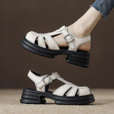 Baotou Sandals Women's New Empty Weaving Pig Nepenthes In The Summer Of