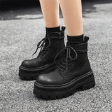 Zingj Charcoal Black High Tube Male British Thick Chelsea Boots Locomotive Martin Pipe Boots Trend Short Boots