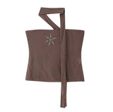 Women's Clothing INS Explosive Fashion Personality Beads Embroidered Bright Diamond Broad Leg
