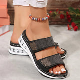 And Slippers Women's 2025 New Summer Thick-Soled Leisure Cool Drag Large-Size Shoes Leisure