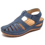 Summer New Sandals Large Flat Bottom Slope And Hollow