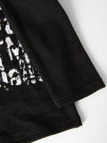 crop top with long sleeves and