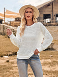 Casual New Women's Ebay Autumn And Winter Fashion Round Collar Slim Long Sleeve Knit