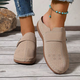 Bag Head Flat Bottom Leisure Half Slippers Women 2025 New Solid Color Slope And Metal Buckle Beach