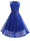 Vintage Lace Dress Women Elegant Party Sexy Night Club Dresses V Neck Sleeveless Work A-Line Swing Office