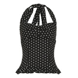 Cloth Forget Sweet Hot Storm Point Hanging Neck Smear Vest Hottie Design Wooden Ear Hem Repair Sling Sling