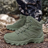 Spring And Summer Thick-Soled Cross-Country Boots High-Top Military Boots Men's Outdoor Sneakers Leisure Shoes Hiking
