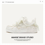 Shoes Destroy The Aesthetic Series Of National Tide Small White Shoes Youth Trend Low-Tide Shoes Men's Men's Shoes
