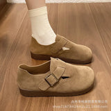 Zingj Shoes Fall 2024 New Dress With Soft Bottom Comfortable Breathable And Good Fashion To Match Preppy Fashion Single Shoes-Outfit