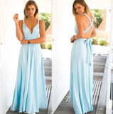 Cross-Back Sexy Tie Dress Long Dress