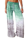 Gradient Print Loose Yoga Wide Leg