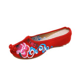 Zingj Colorful Cloud Embroidery National Wind Plate Buckle Warped Head Cloth Shoes Bag Toe Summer Cool Slippers Women's