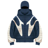 Double Hat Unique Design Hoodie Autumn And Winter New Men's And Women's Same Loose Y2K
