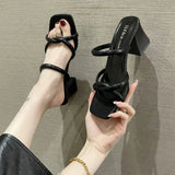 Slippers Women Wear In The Summer To Wear The New 2025 Fashion And Fairy Style Retro French Niche