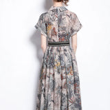 Style French Style Elegant Print Dress Women's New Summer Skinny And Gentle Style
