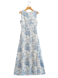Women's Little Slams Sleeveless Chiffon Dress