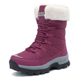 Cotton Boots Outdoor Women With Thick Thick Snow Boots Large Size Women's
