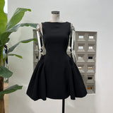 Simplicity 2025 Women's Clothing Sexy Atmosphere Fashion Women U Back Solid Color Sleeveless Waist