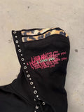 Street Retro Hoodie Loose Metal Decorative Zippered