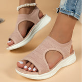 Autumn Fish Head Casual Sleeve Fashion Sandals Low Heel Women's Shoes Production Of Large-Size Sports Casual