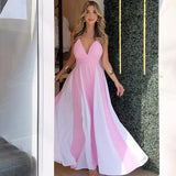 Women's Clothing Pure Color Sling With Sexy Temperament Fashion Dress In Summer