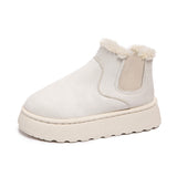Velvet Round Head Jacket Cotton Boots 2025 Autumn And Winter New 44 Large Thick Snow Boots
