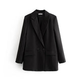 And Summer 2025 New Simple Loose Double-Dbuted Blazer Women's Spring And Autumn Dress New