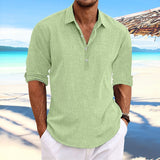Men's 2025 Summer New Set-Fashion Teen Fashion Loose Long-Sleeved Home Casual