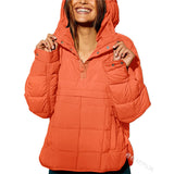 Autumn And Winter New Fashion Loose Long-Sleeved Hooded Cotton Jacket Warm