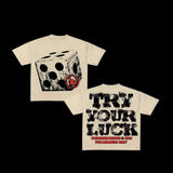 War Girl Graphic Print T-Shirt Y2K Vintage Loose-Sleeved Round-Collar Cotton Top Gothic Street Men's Wear 211-1-Outfit