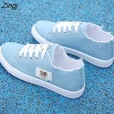 Women Casual Shoes New Spring Women Shoes Fashion Embroidered White Sneakers Breathable Flower Lace-Up Women