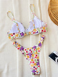 Zingj Single Swimsuit 2024 Print Sexy Bikini Ladies Split Swit Strip Steel Tobiini