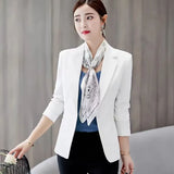 Spring And Autumn New Professional Suit Suit Dress Long-Sleeved Korean Temperament Slim Slimming Small Suit Jacket Female